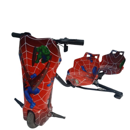 صورة سكوتر درفت 350W بتصميم سبايدر مان - انطلق مع القوة والألوان